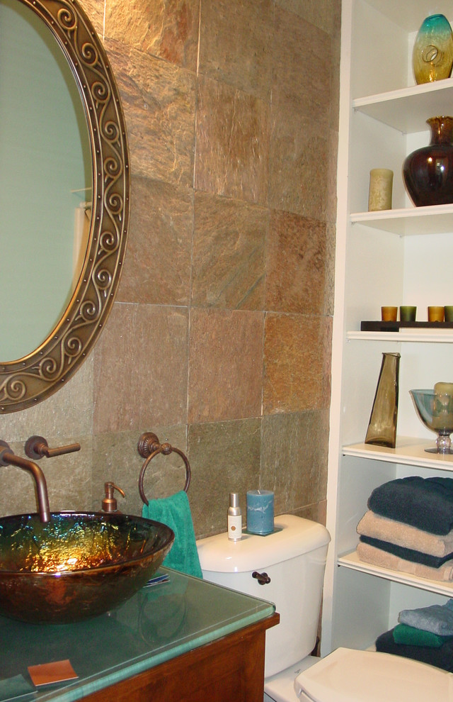 Sunny Style in Money Hill - Traditional - Powder Room - New Orleans - by P.A.S. Interiors, LLC ...