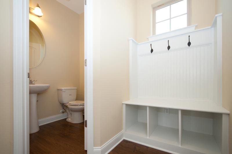 Design ideas for a contemporary cloakroom in Raleigh.