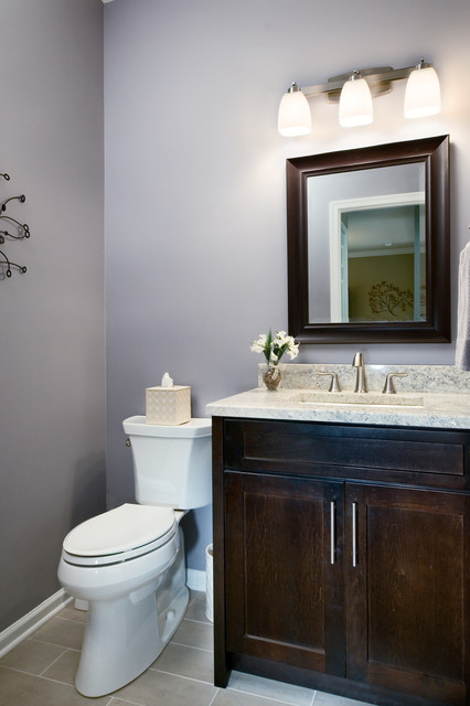 Laundry chute in upstairs hallway - Transitional - Hall