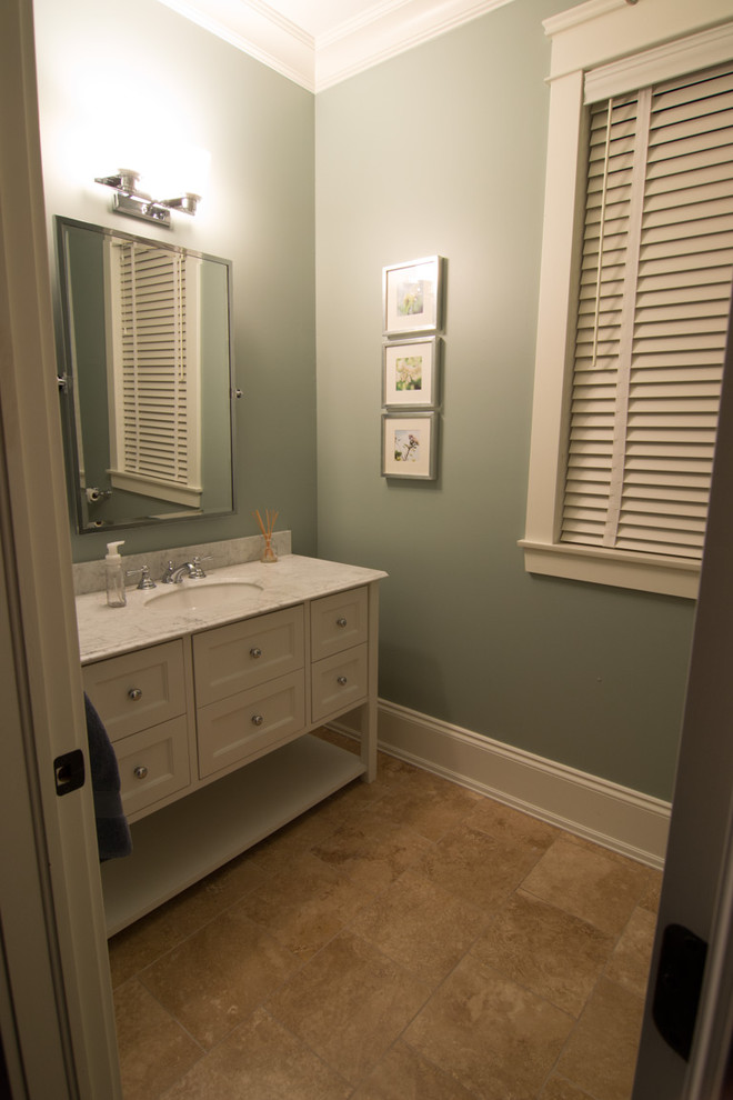 Powder room - traditional powder room idea in Other
