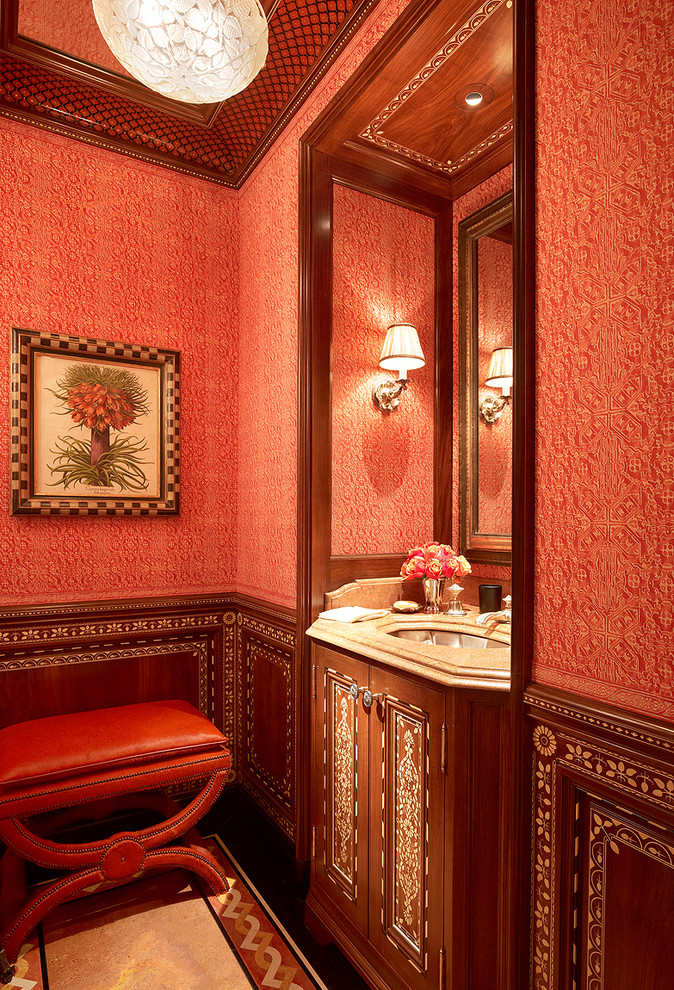 This is an example of a classic cloakroom in San Francisco.