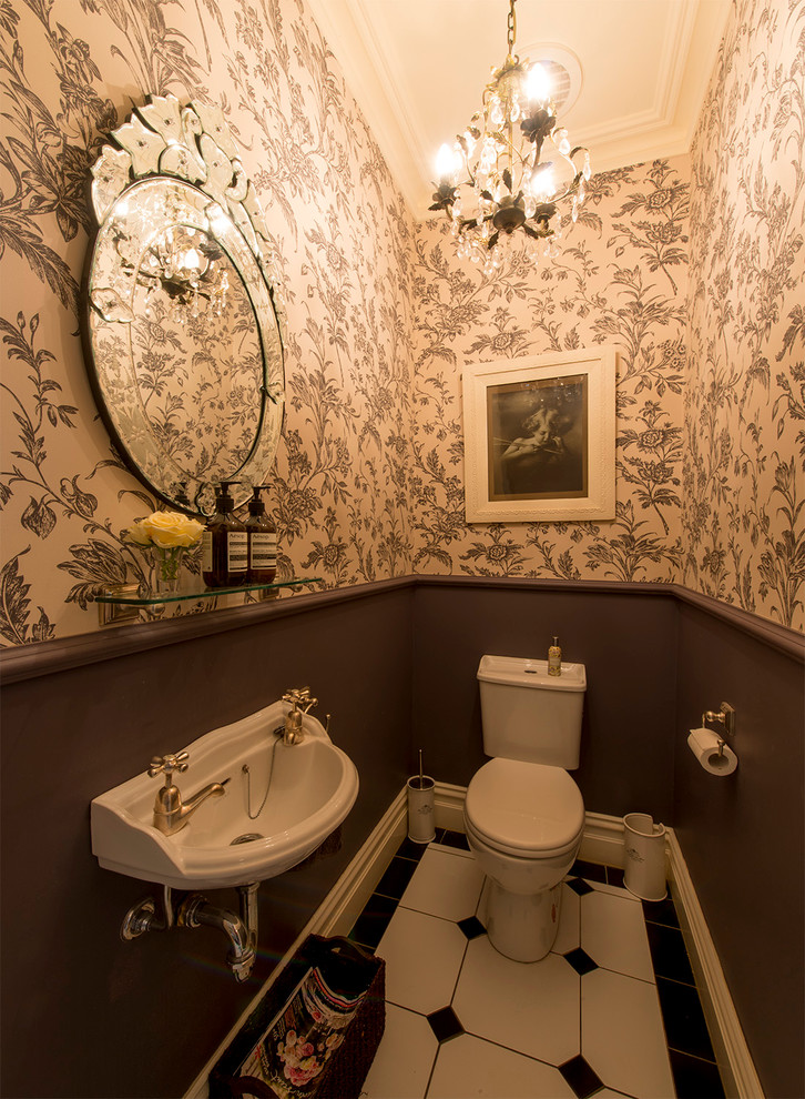 Victorian Manor Traditional Powder Room Melbourne by Newhook