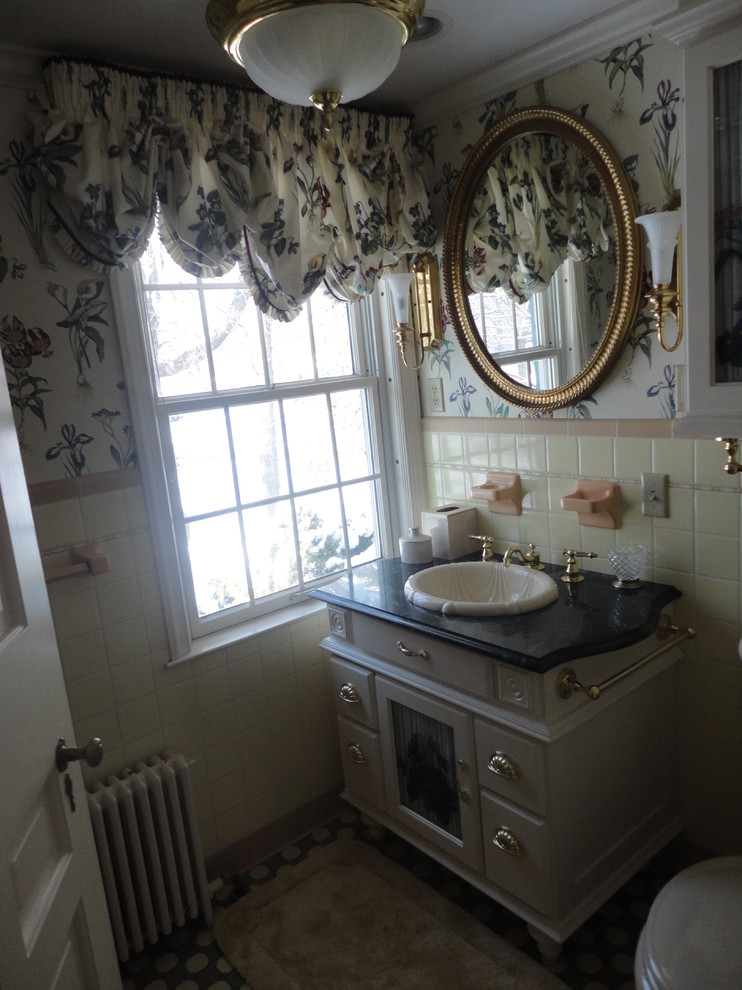 Vintage Powder Room Traditional Powder Room Minneapolis Houzz