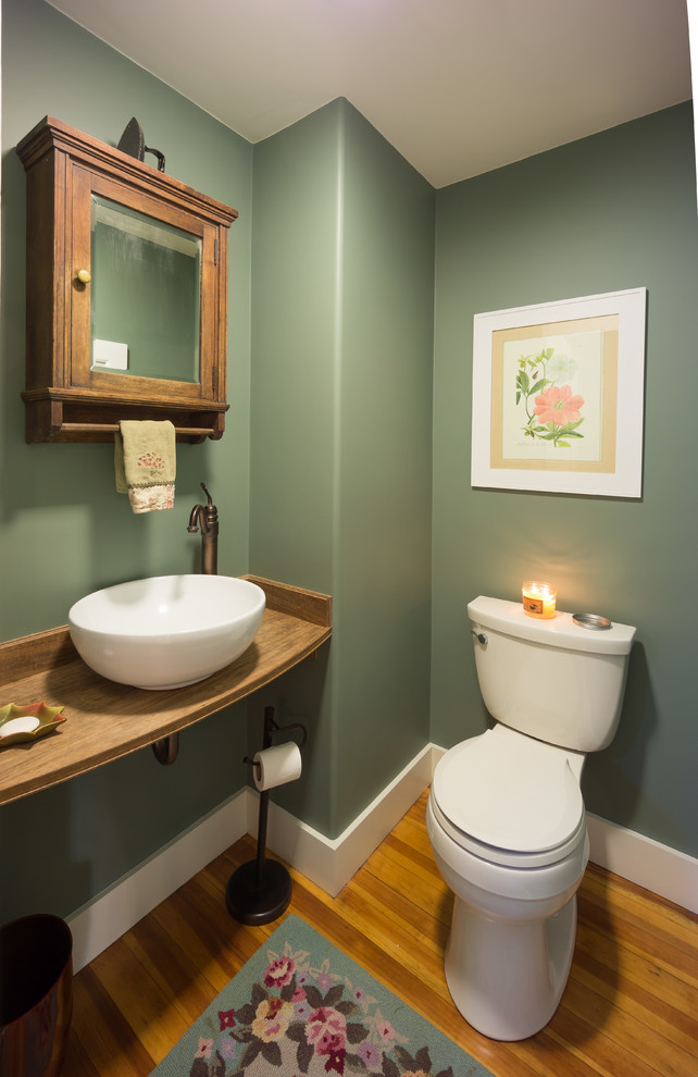 Cottage powder room photo in Providence