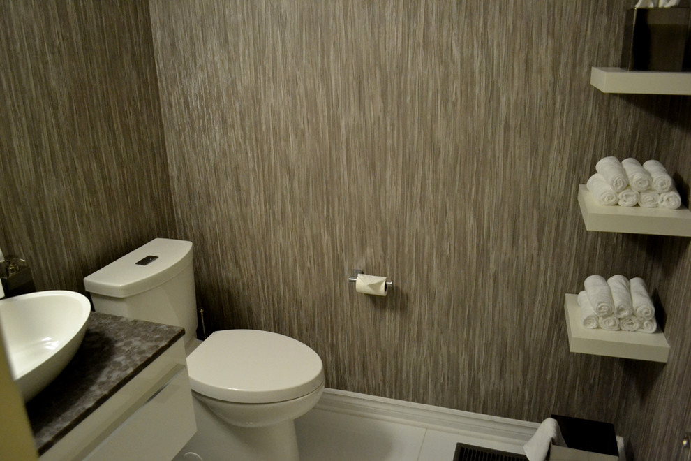 Zen Powder Room - Contemporary - Powder Room - Ottawa - by Emily's ...