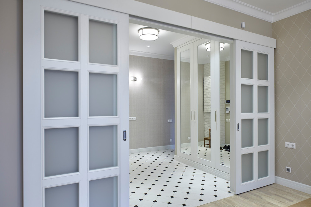 Раздвижные конструкции со стеклом - Contemporary - Entrance - Moscow ...