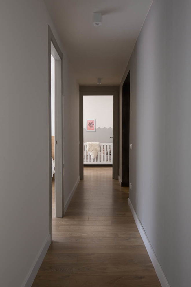 Inspiration for a contemporary hallway remodel in Barcelona