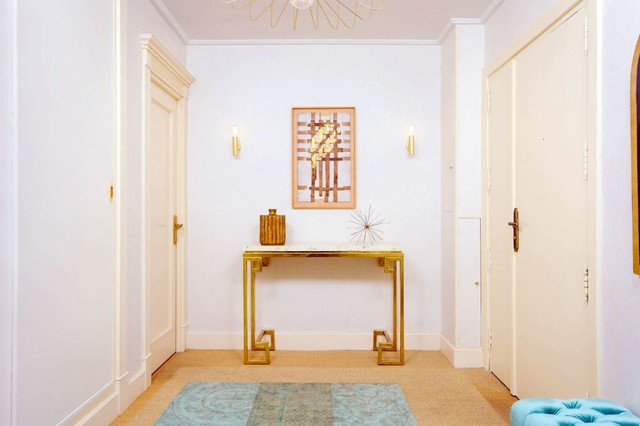 Recibidor Dorado - Eclectic - Hallway & Landing - Other - by Habitaka  diseño y decoración | Houzz