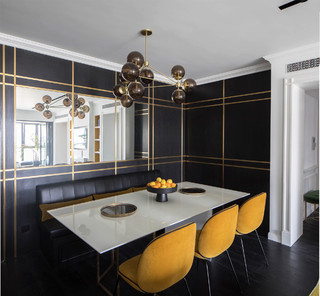 Sala Da Pranzo Aperta Verso La Cucina Foto Idee Arredamento Novembre 2020 Houzz It