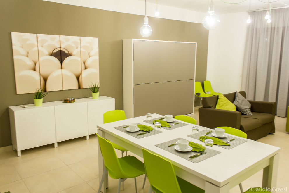 Example of a dining room design in Bari