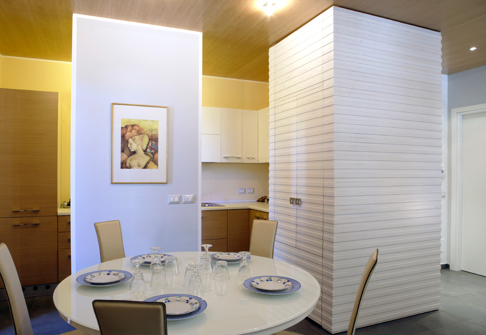 Contemporary dining room in Catania-Palermo.