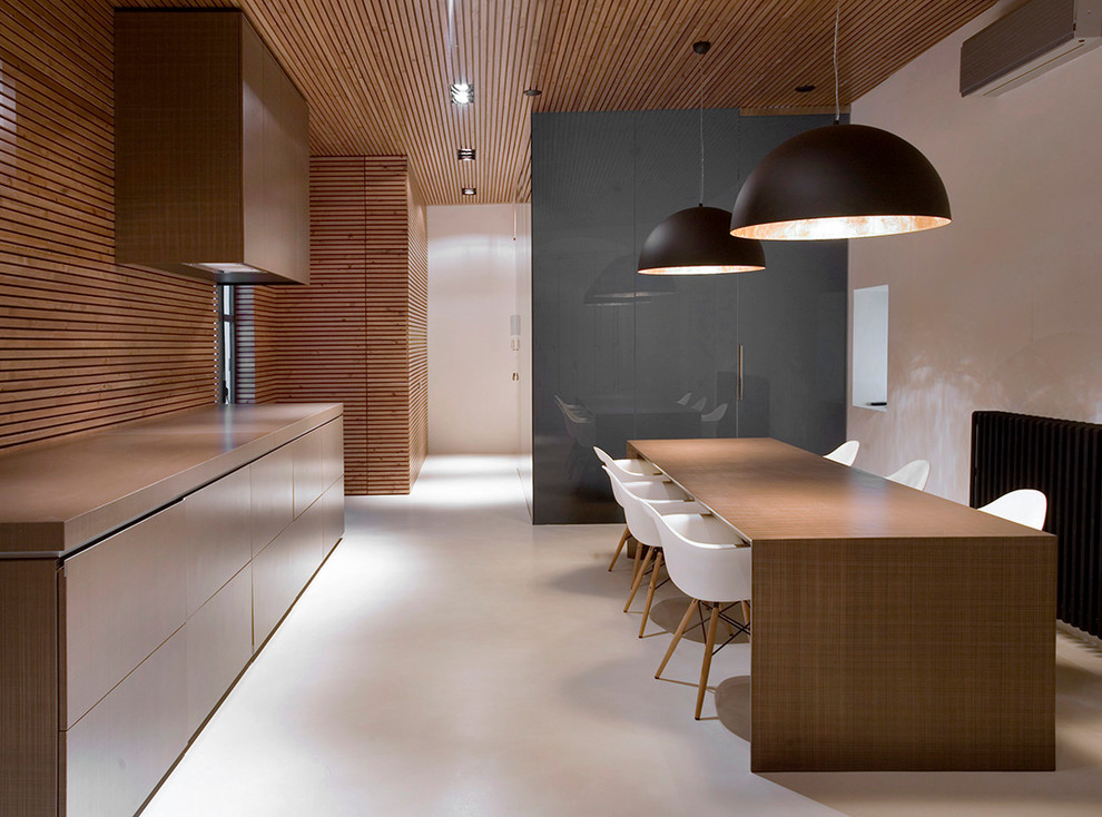Photo of a contemporary dining room in Florence.