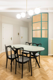 Sala da pranzo con pareti beige - Foto, Idee, Arredamento - Settembre 2023  | Houzz IT