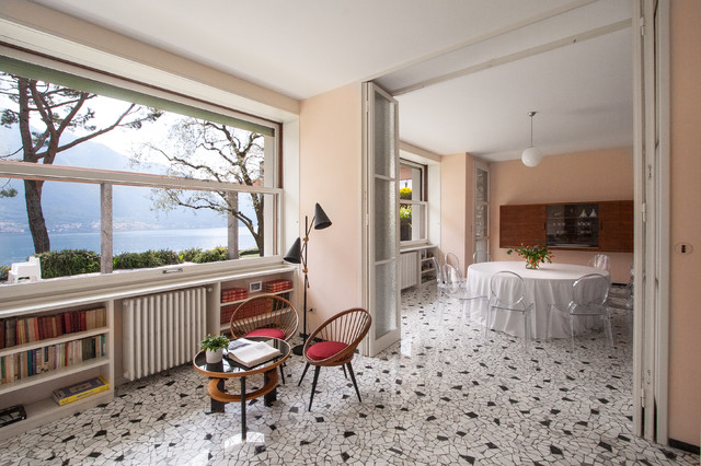 Villa storica sul Lago di Como 700 mq MidCentury Esszimmer