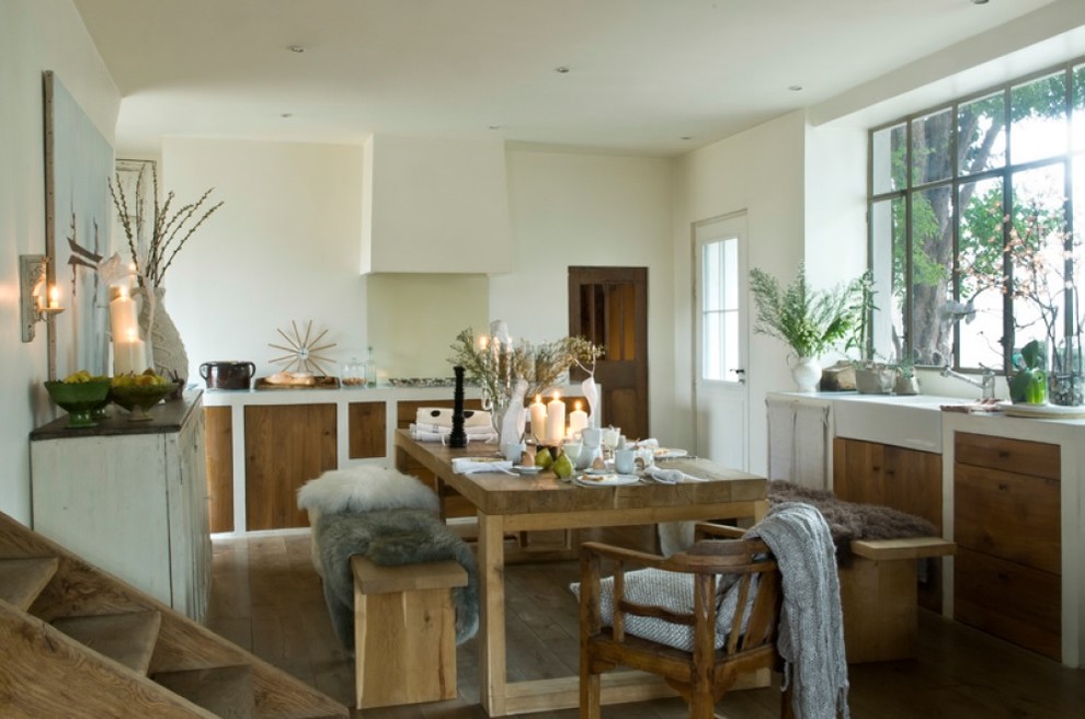 Ferme à Orgeval - Farmhouse - Dining Room - Reims - by User | Houzz