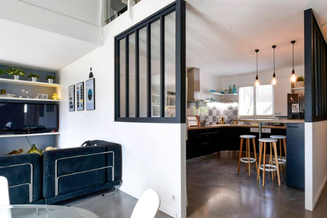 MAISON ESPRIT LOFT AU STYLE ATELIER - Contemporary - Dining Room - Paris -  by Atelier Germain | Houzz