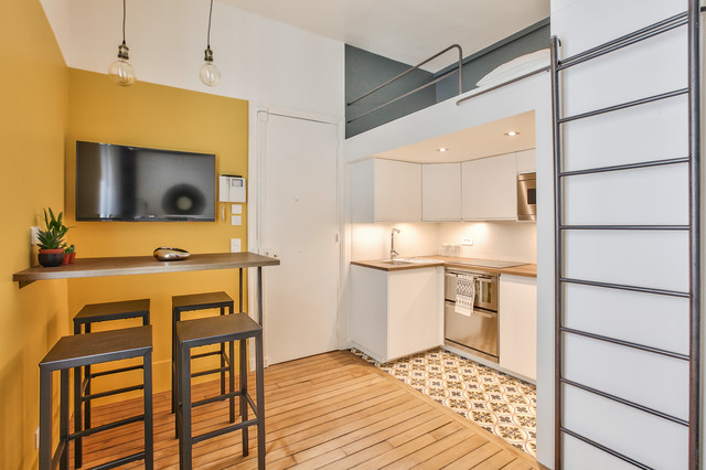 Amenager Un Petit Studio De 18 M Avec Le Confort D Un Grand Appartement