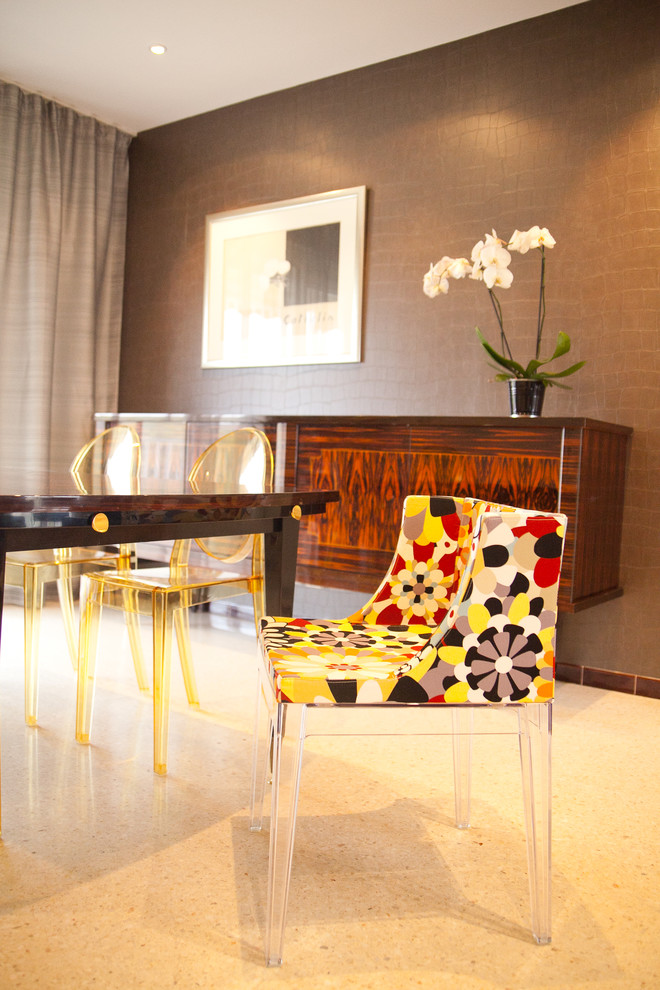 Modern dining room in Saint-Etienne.