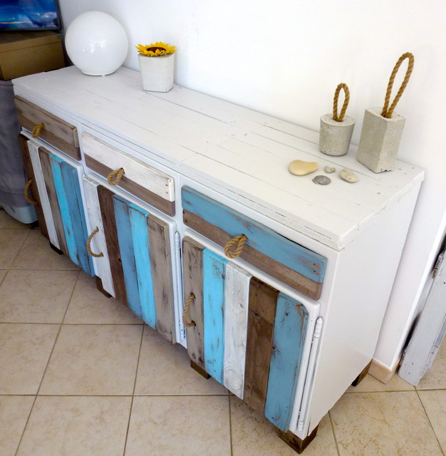 Relooking Buffet Bord de mer - Beach Style - Dining Room - Montpellier - by  2nd Chance Créations | Houzz AU