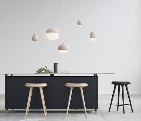Inspiration for a scandinavian dining room in Paris.