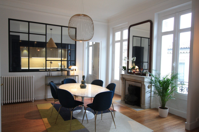Salle à manger table Knoll - Contemporary - Dining Room - Bordeaux - by  Sab&Co | Houzz
