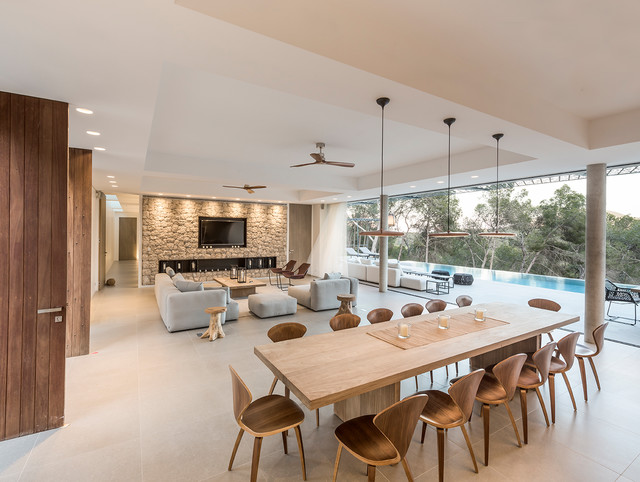 Villa The Rock - Ibiza - Contemporáneo - Comedor - Otras zonas - de