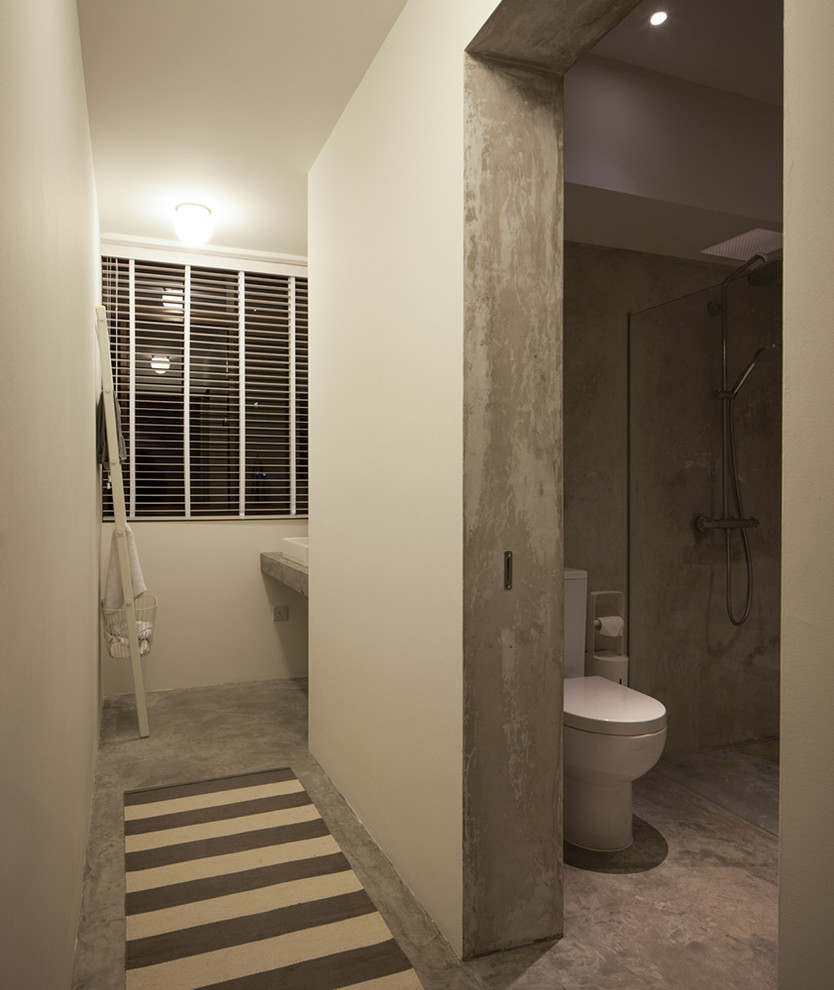 Modernes Badezimmer in Singapur