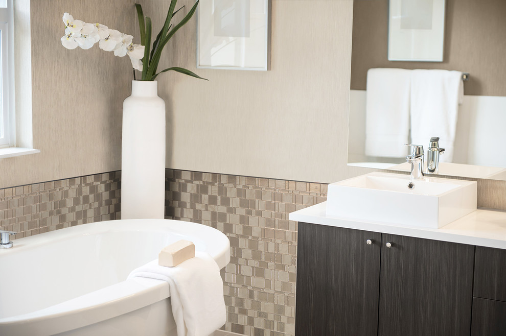 Carrelage adhésif mural Tango Titane | Smart Tiles - Moderno - Cuarto
