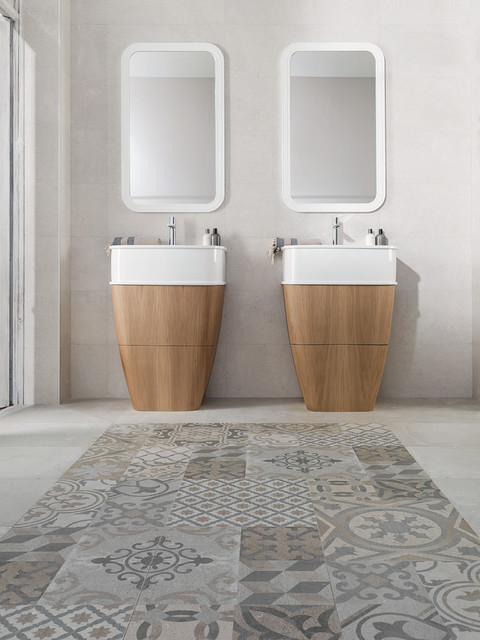 Carrelage Porcelanosa Contemporain Salle De Bain Paris Par Porcelanosa Groupe Houzz
