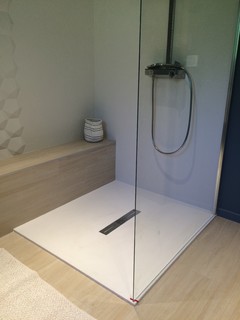 DOUCHE 120/120 RECEVEUR FIORA - Contemporary - Bathroom - Montpellier - by  DOM DECO Création | Houzz NZ