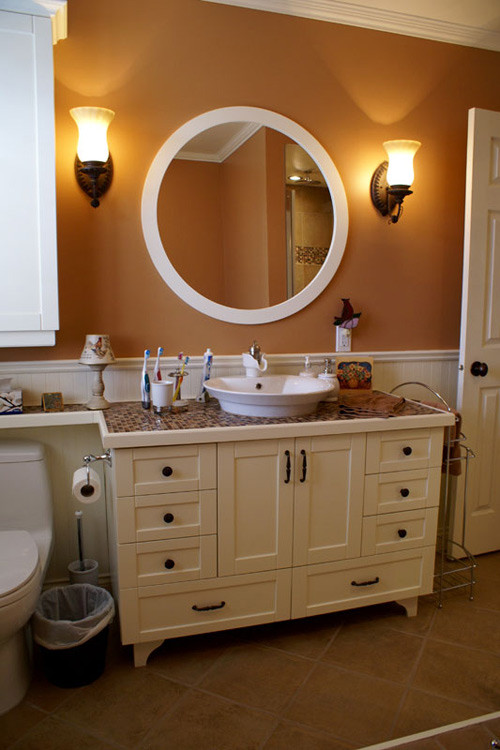 Miville Salle de bain Champêtre Farmhouse Bathroom Montreal