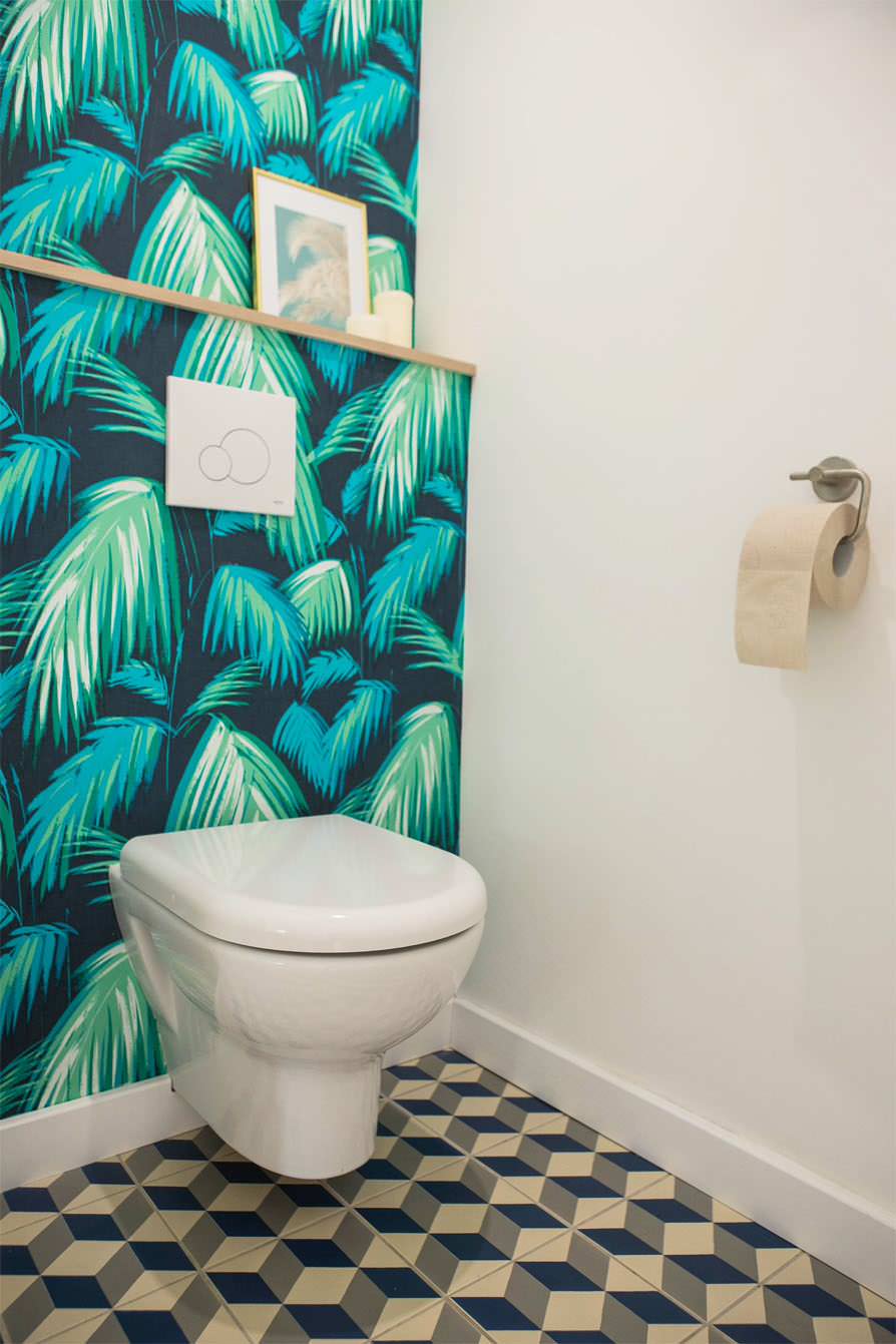 Photos et idées déco de WC et toilettes avec un carrelage rose et des  carreaux de céramique - Juin 2023 | Houzz FR