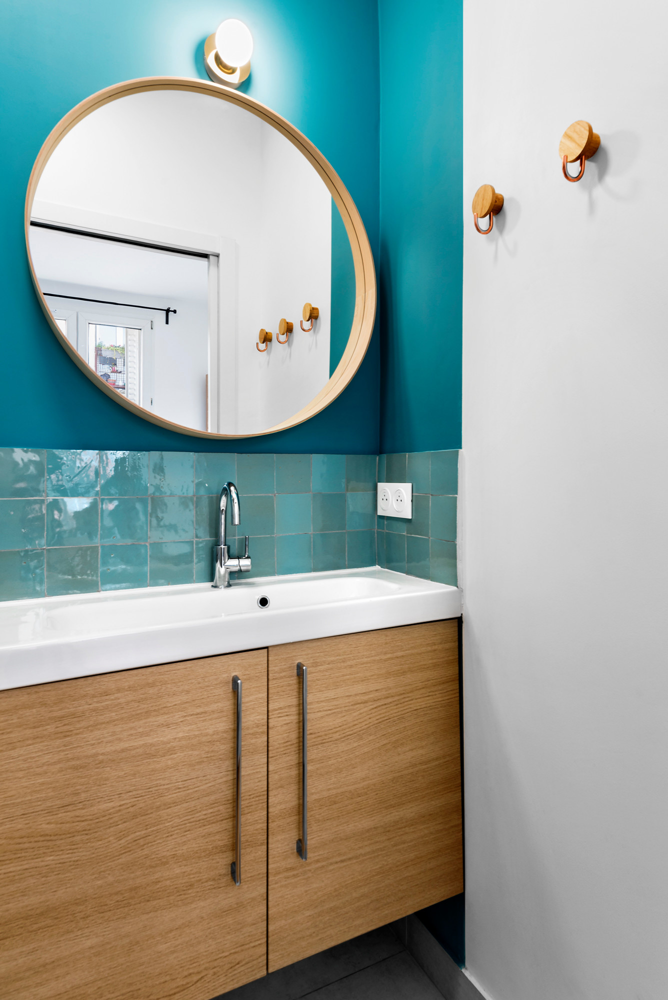 75 photos et idées déco de salles de bain turquoises - Août 2023 | Houzz FR