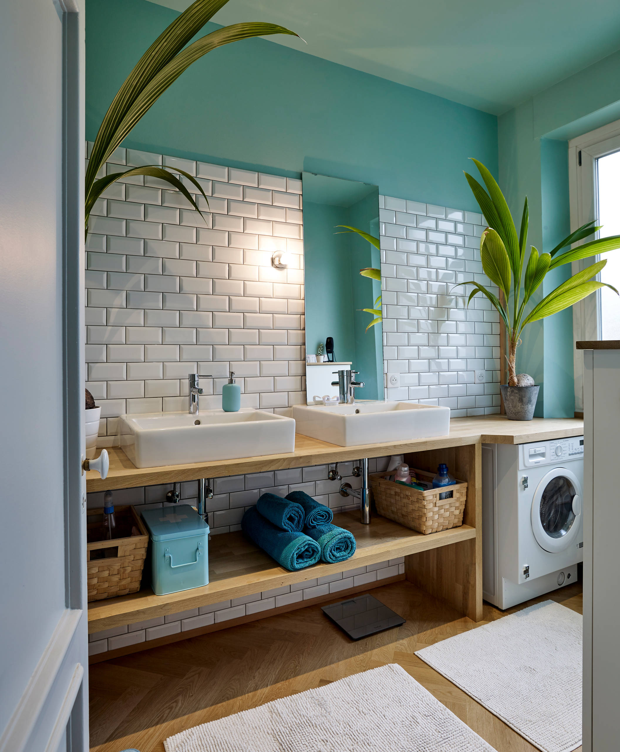 75 photos et idées déco de salles de bain avec buanderie - Juin 2023 |  Houzz FR
