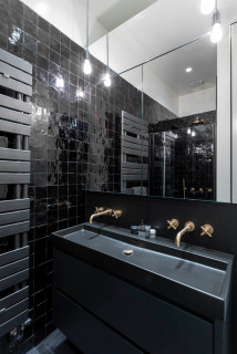75 photos et idées déco de salles de bain avec un carrelage noir - Octobre  2022 | Houzz FR