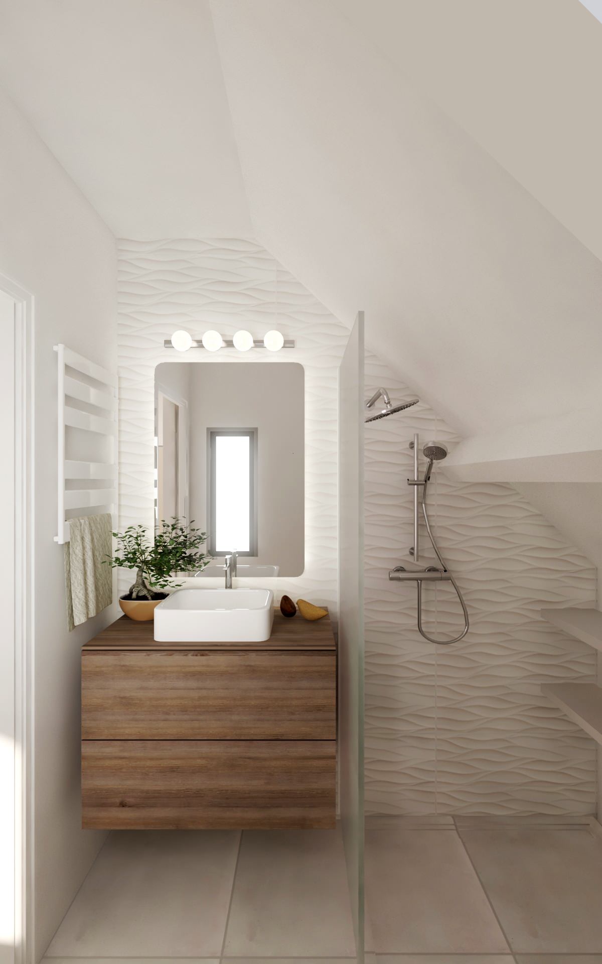 Dhr been intelligentie 75 photos et idées déco de petites salles de bain avec une douche à l' italienne - Mars 2023 | Houzz FR