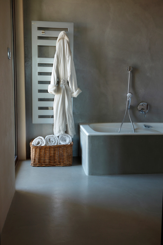 Modernes Badezimmer En Suite in Grenoble