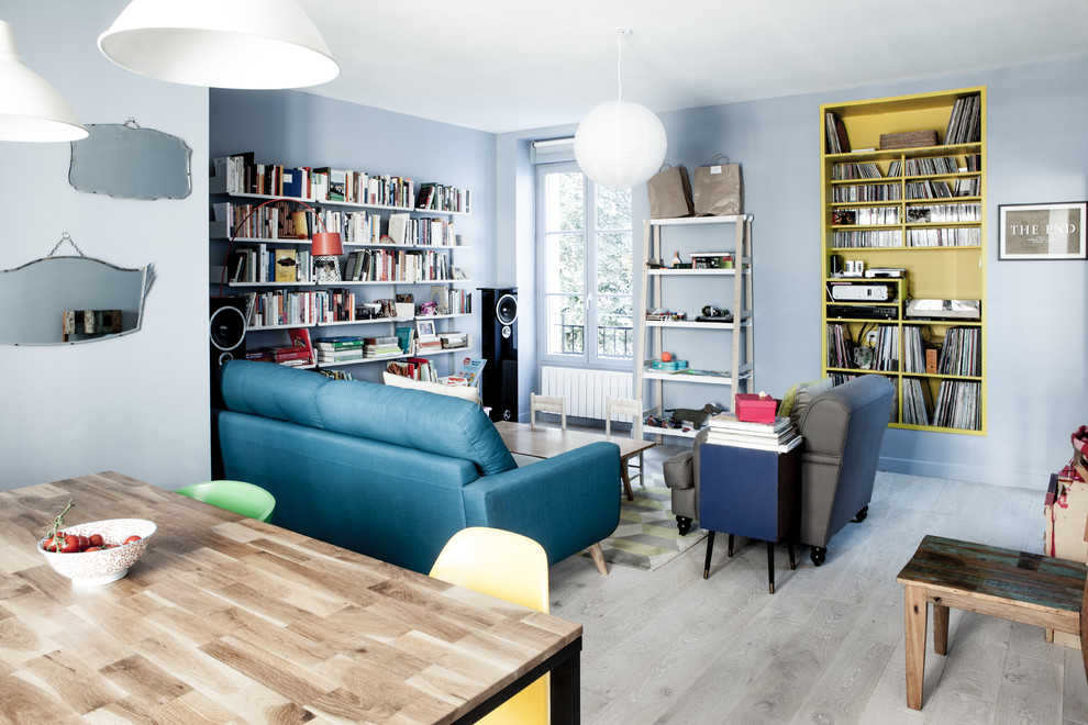 Modernes Wohnzimmer in Paris