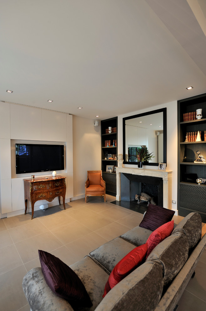This is an example of a contemporary games room in Paris.