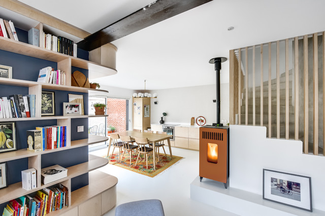 Aménagement et décoration d'un appartement en montagne - Rustic - Living  Room - Lyon - by Agence Amevet - AmDeCo