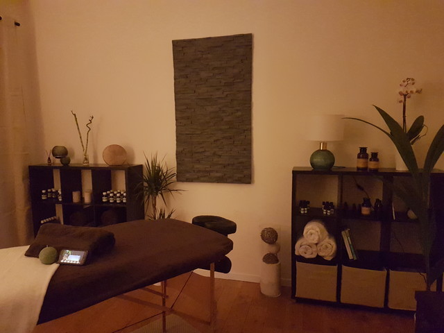 Amenagement Et Decoration D Un Cabinet De Massage Bien Etre Kolonialstil Fitnessraum Paris Von Cskdecoration Houzz