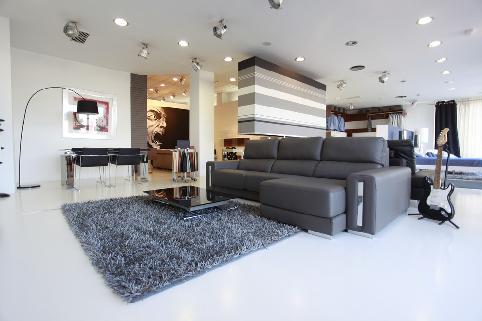 Trendy living room photo in Seville