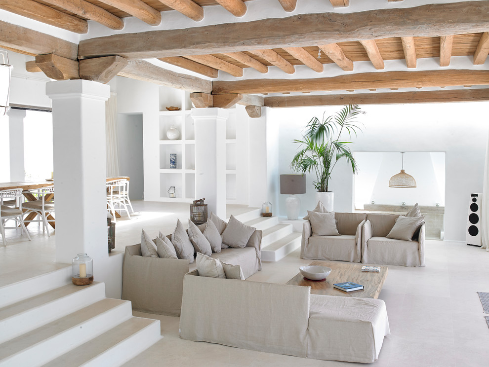 Photo of a mediterranean living room in Other.