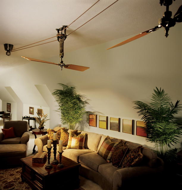 CASA BRUNO Islander ventilador de techo, marrón óxido, ISD4A - Farmhouse -  Bedroom - Palma de Mallorca - by Casa Bruno American Home Decor | Houzz