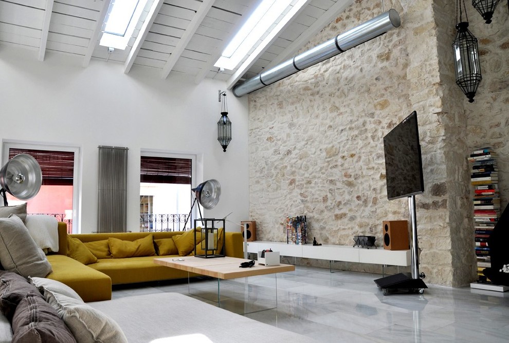 Modern living room in Alicante-Costa Blanca.