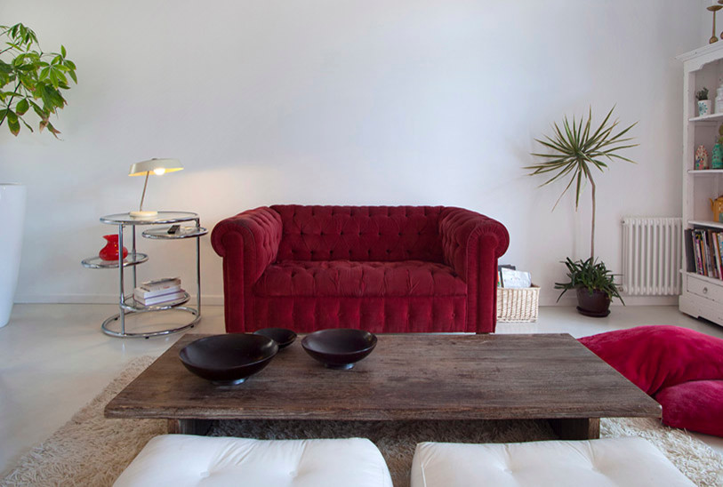 Inspiration for a 1950s living room remodel in Barcelona