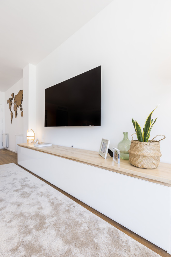 Inspiration for a mediterranean living room remodel in Alicante-Costa Blanca