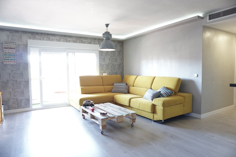 Urban living room in Madrid.