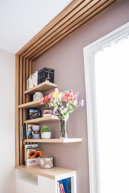 Agencement meuble TV sur mesure - Scandinave - Salon - Nantes - par ...