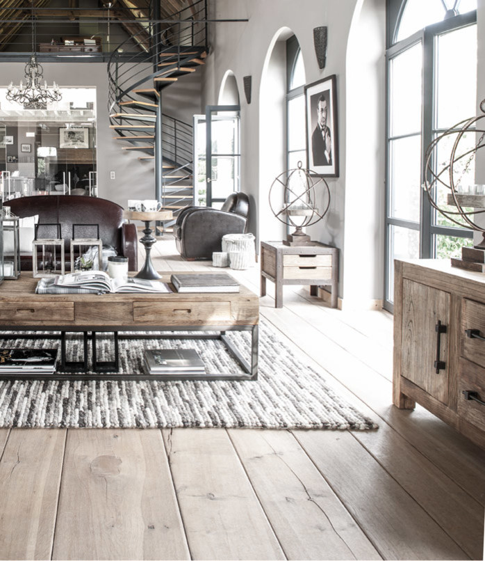 Ambiance Salon Collection Transition Interior's Nancy Industrial